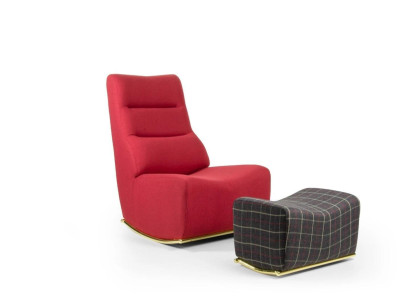 Living room Set 2-piece Armchair with Stool seating furniture Modern Furnishings